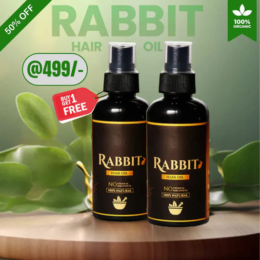 🌿Rabbit Herbal Hair Oil 😍Buy 1 Get 1 Free Today!😍