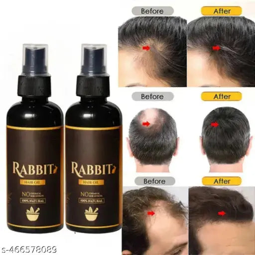 🌿Rabbit Herbal Hair Oil 😍Buy 1 Get 1 Free Today!😍